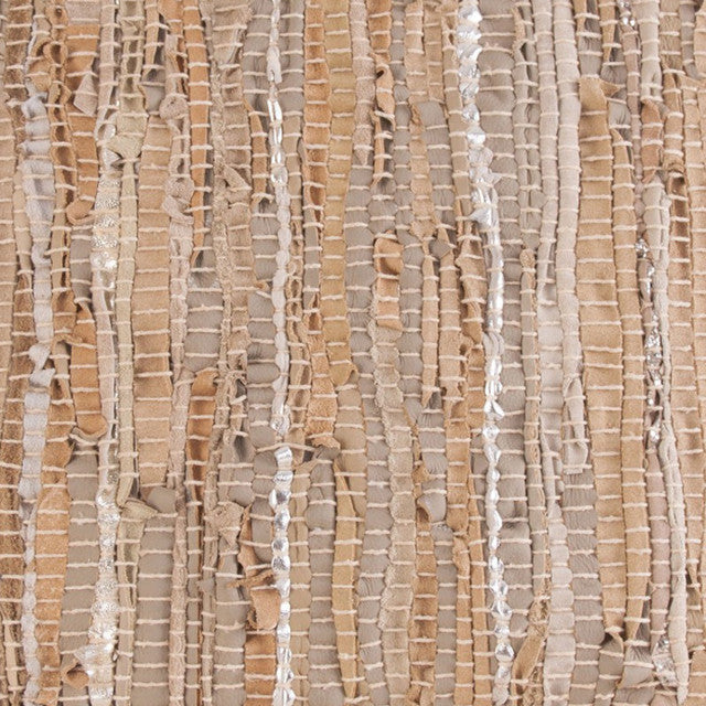 Cuscino etnico in cuoio