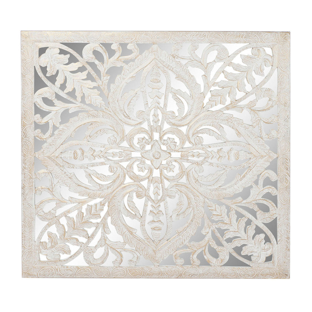 Decorazione parete legno mandala