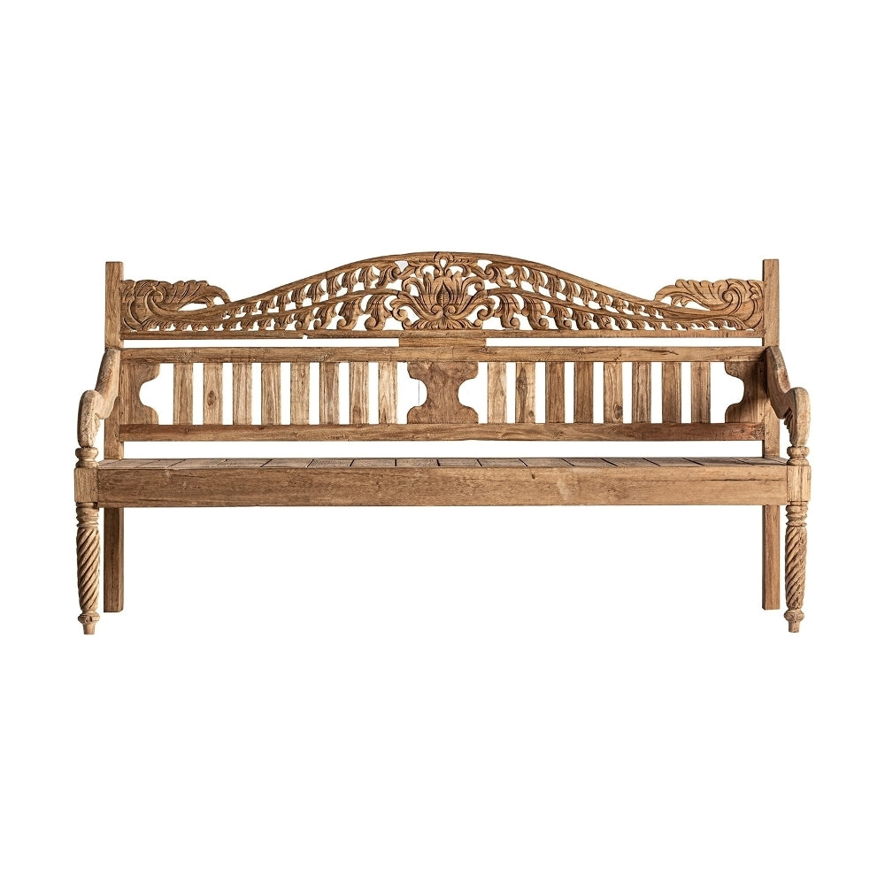 Divano coloniale legno teak