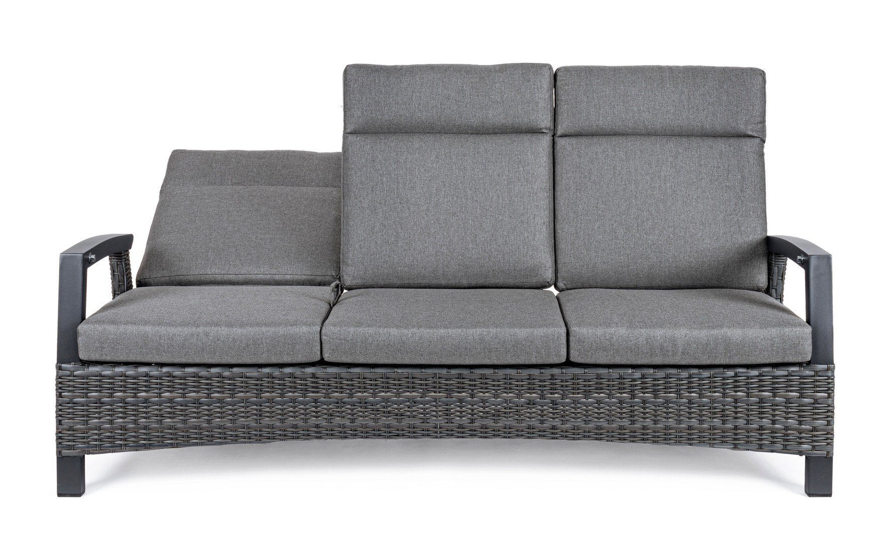 Divano 3 posti reclinabile da giardino