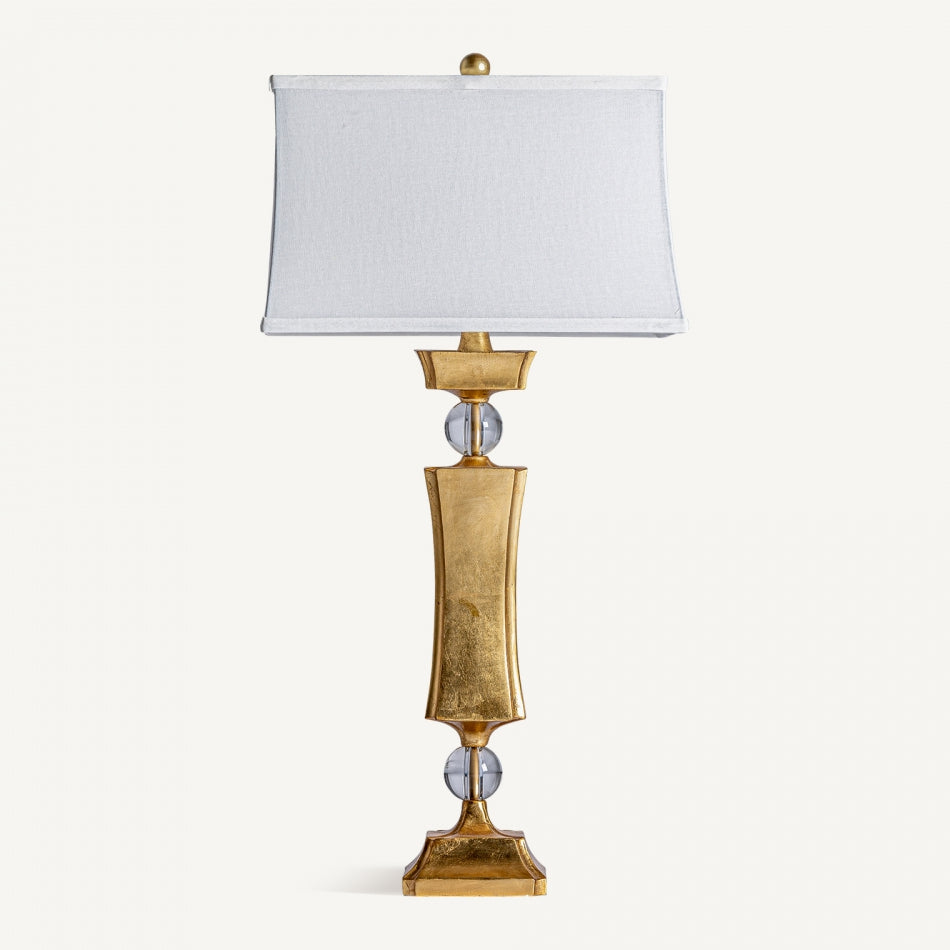 Lampada ethnic chic base dorata