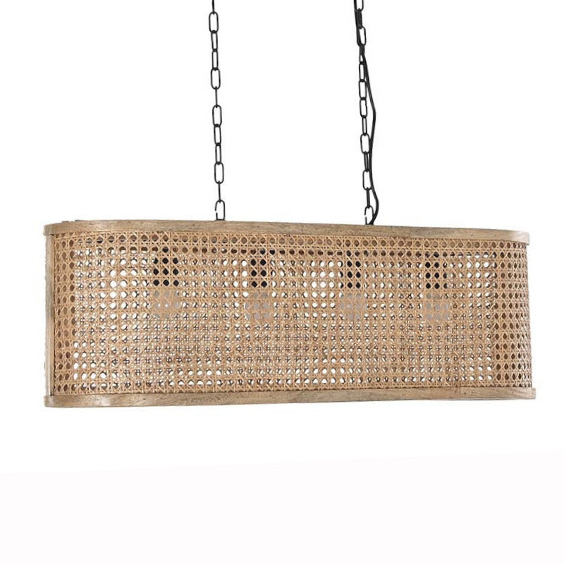 Lampadario bohémien paglia di vienna