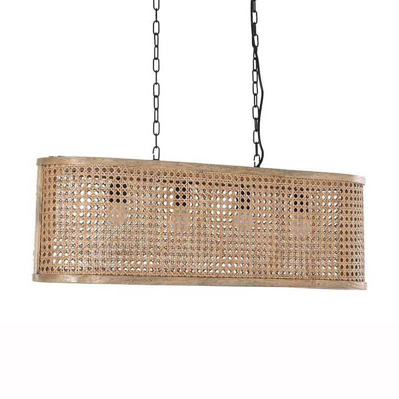 Lampadario bohémien paglia di vienna