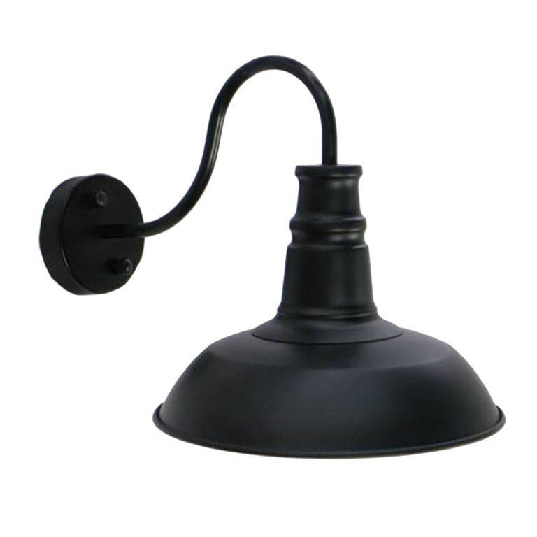 Lampada industrial nera