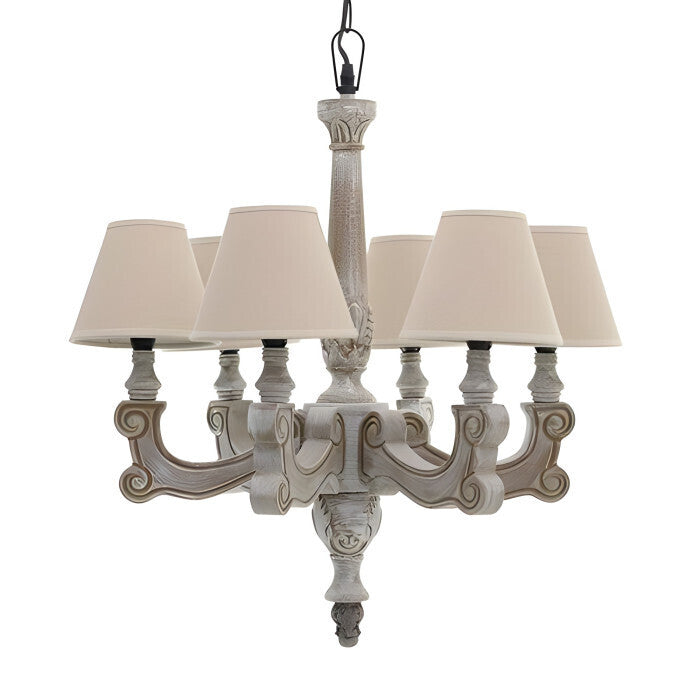 Lampadario provenzale francese legno