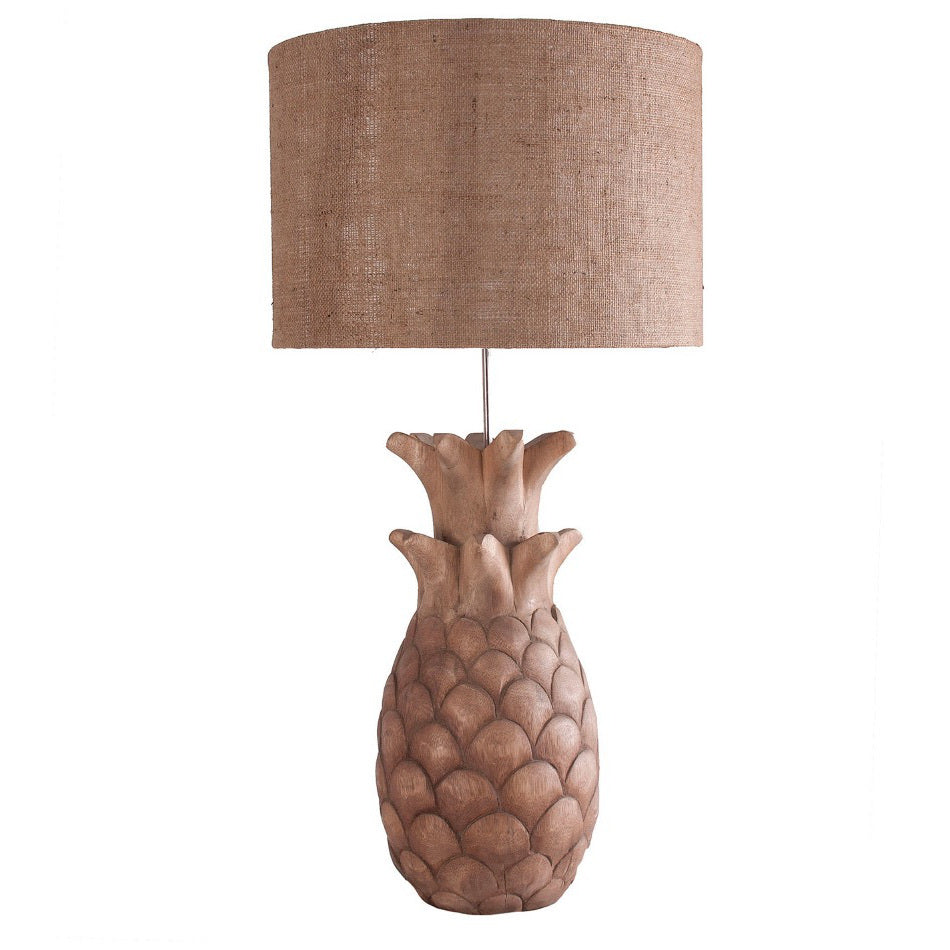 Lampada etnica base ananas