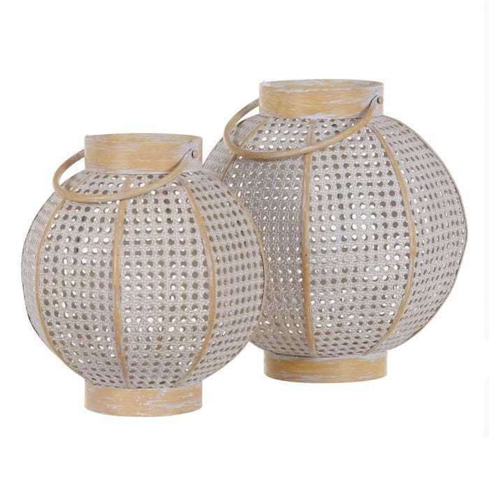 Lanterna shabby chic bianca
