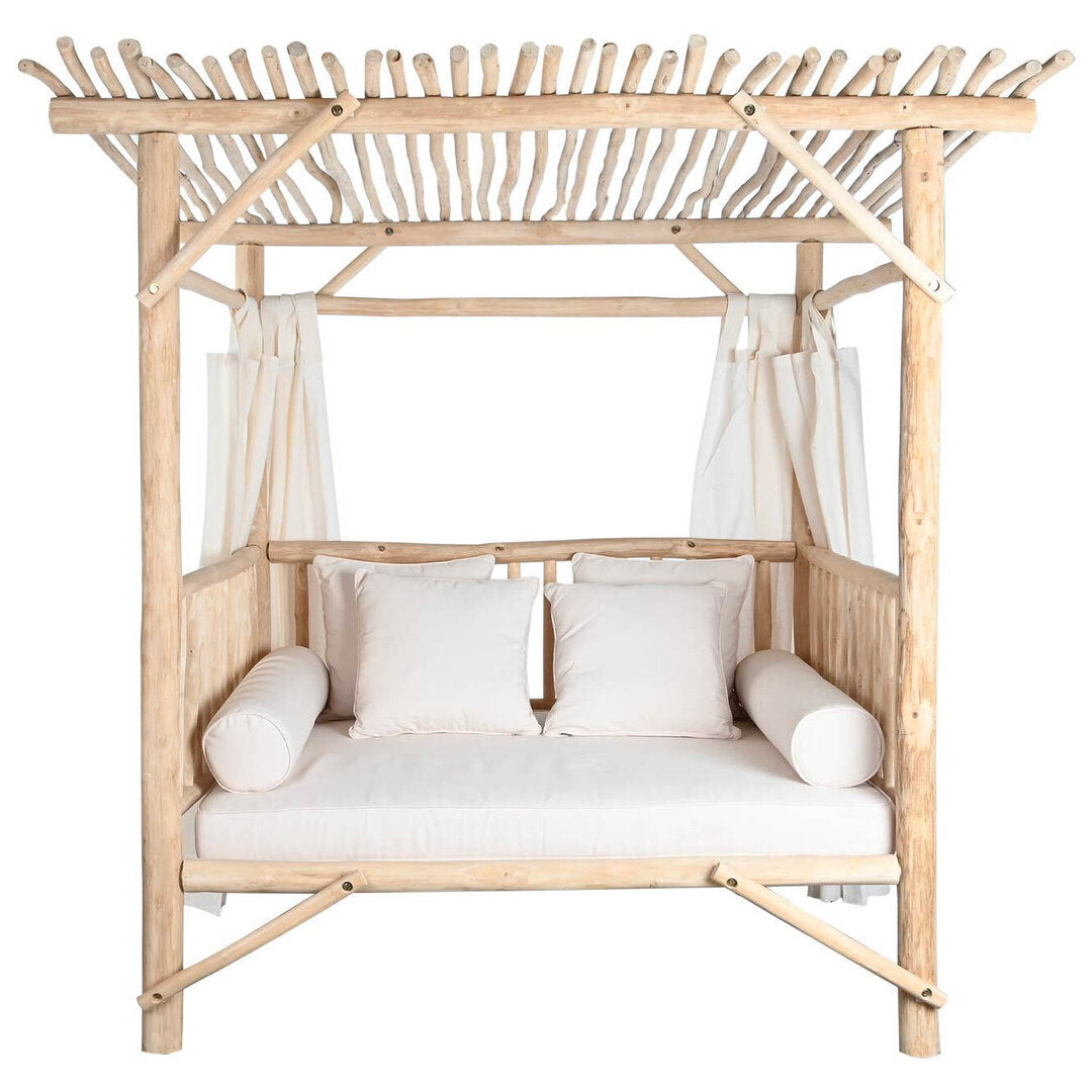 Letto gazebo per giardino