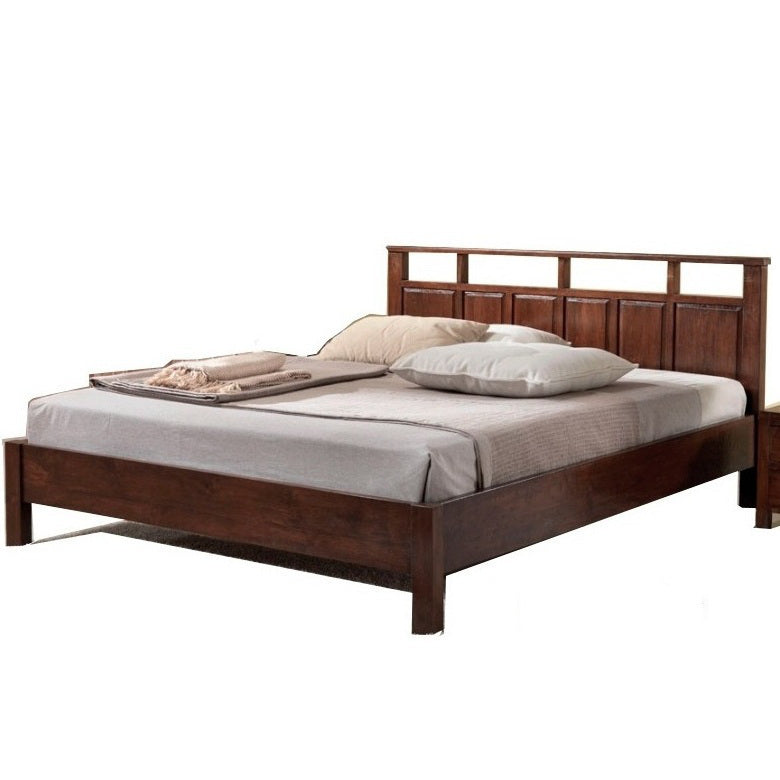 Letto stile etnico con spalliera