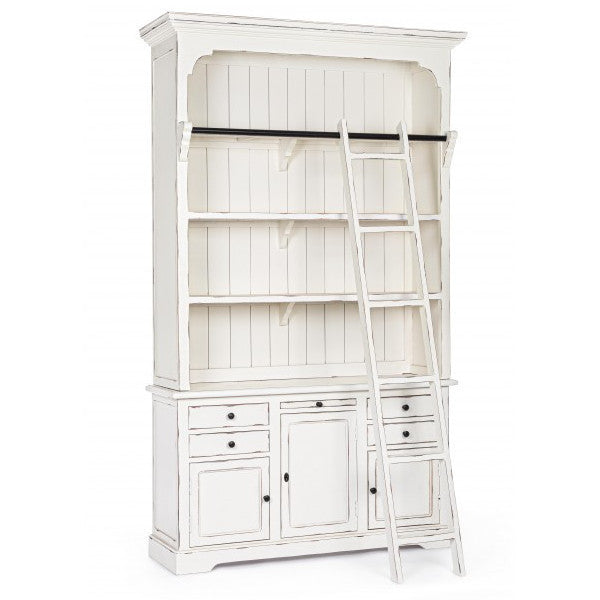 Libreria bianca provenzale shabby