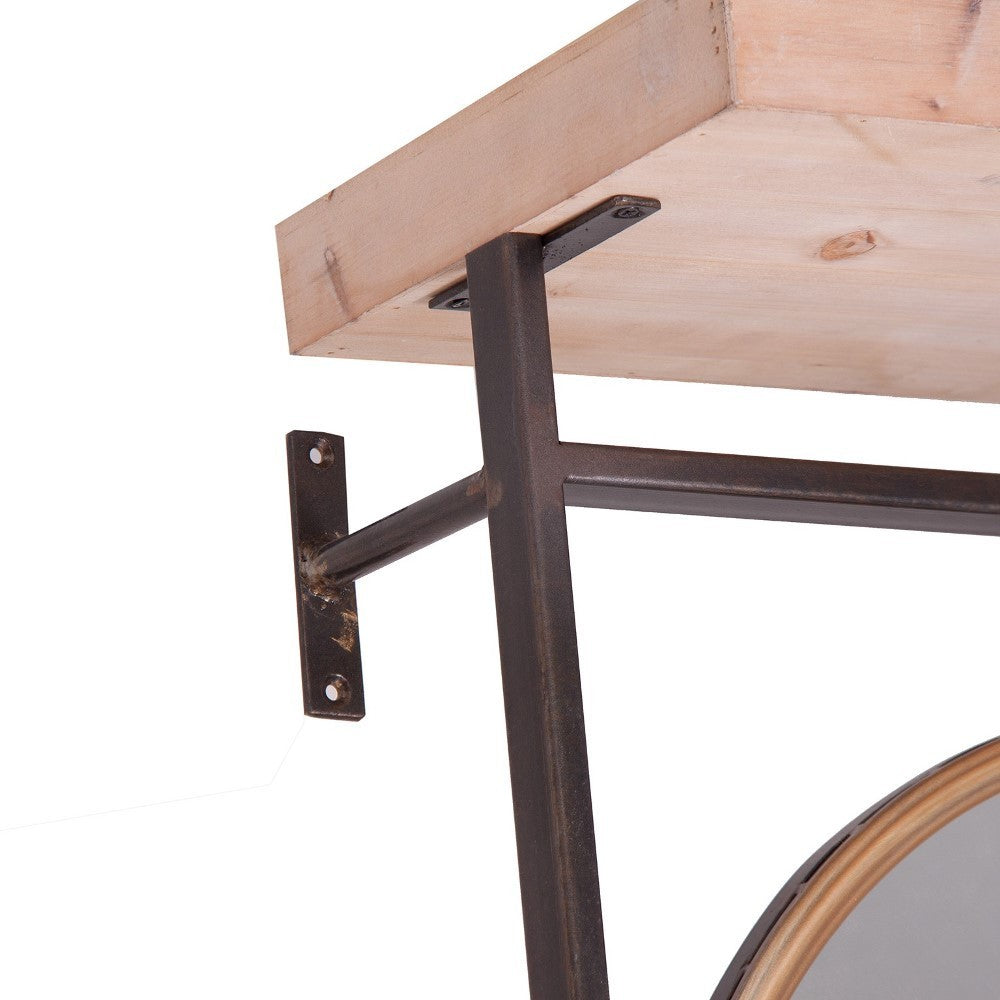 Scaffale libreria a muro industrial