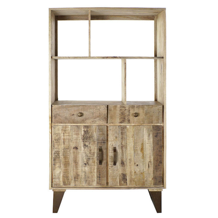 Libreria legno massiccio rustica