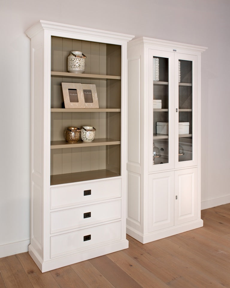 Libreria legno bianco