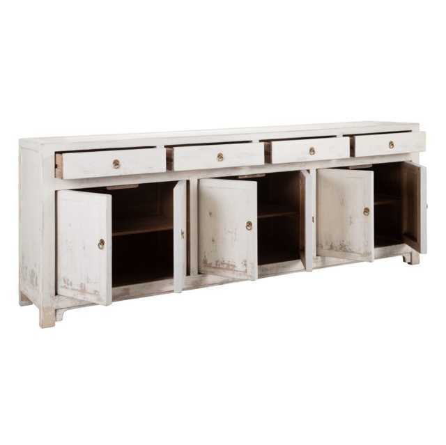 Credenza legno bianca shabby