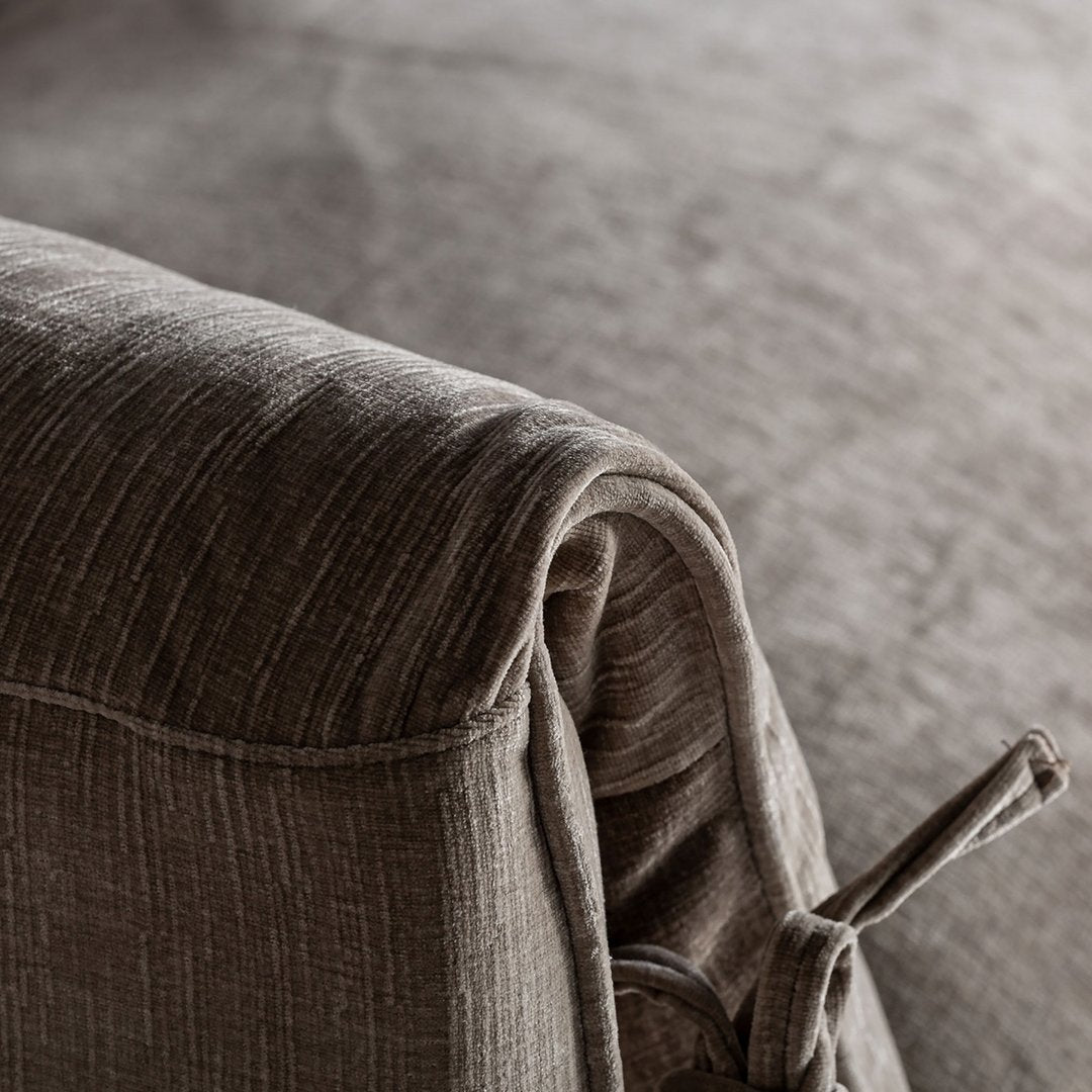 Modulo poltrona sofà coloniale grigio