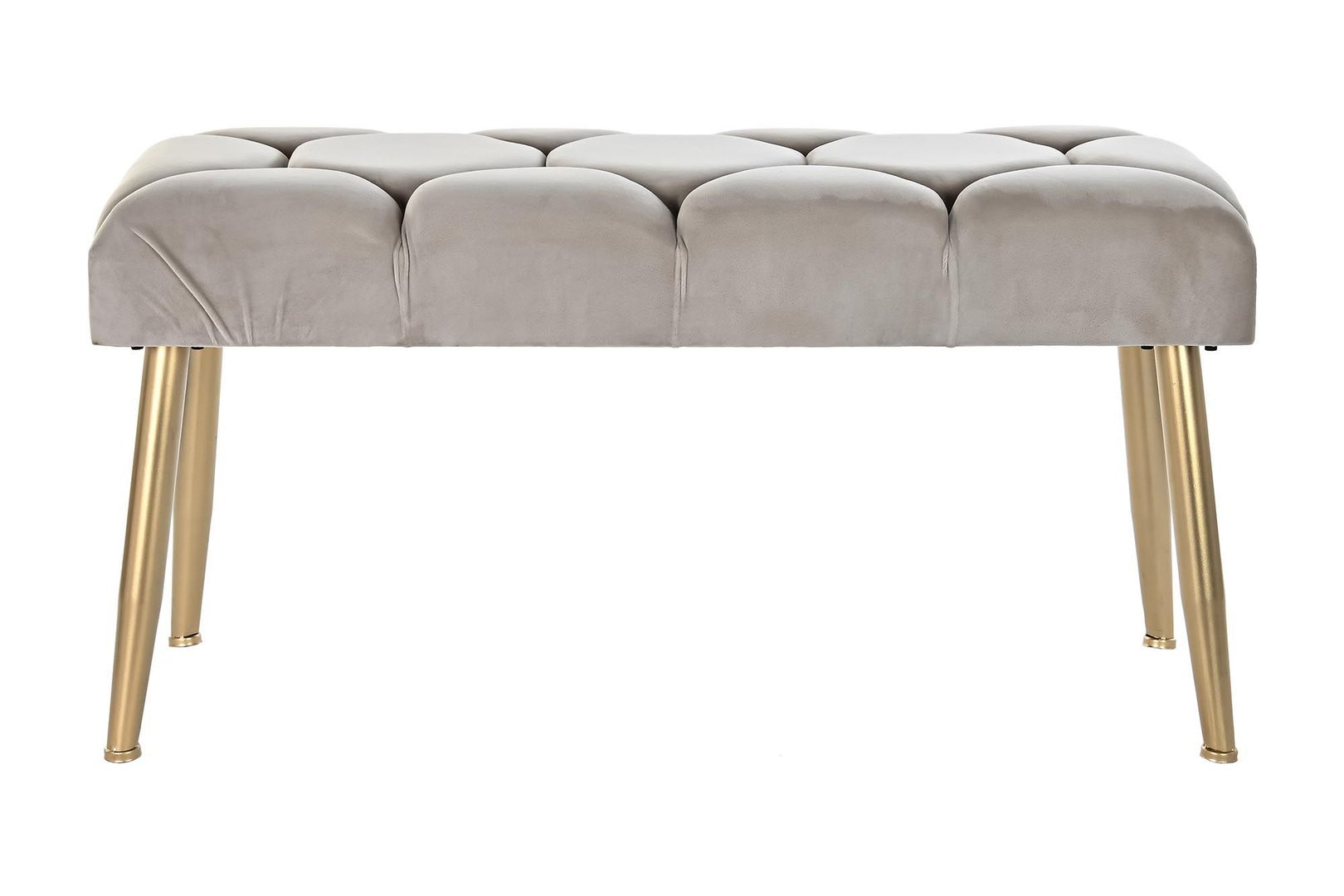 Panca imbottita vintage grigia