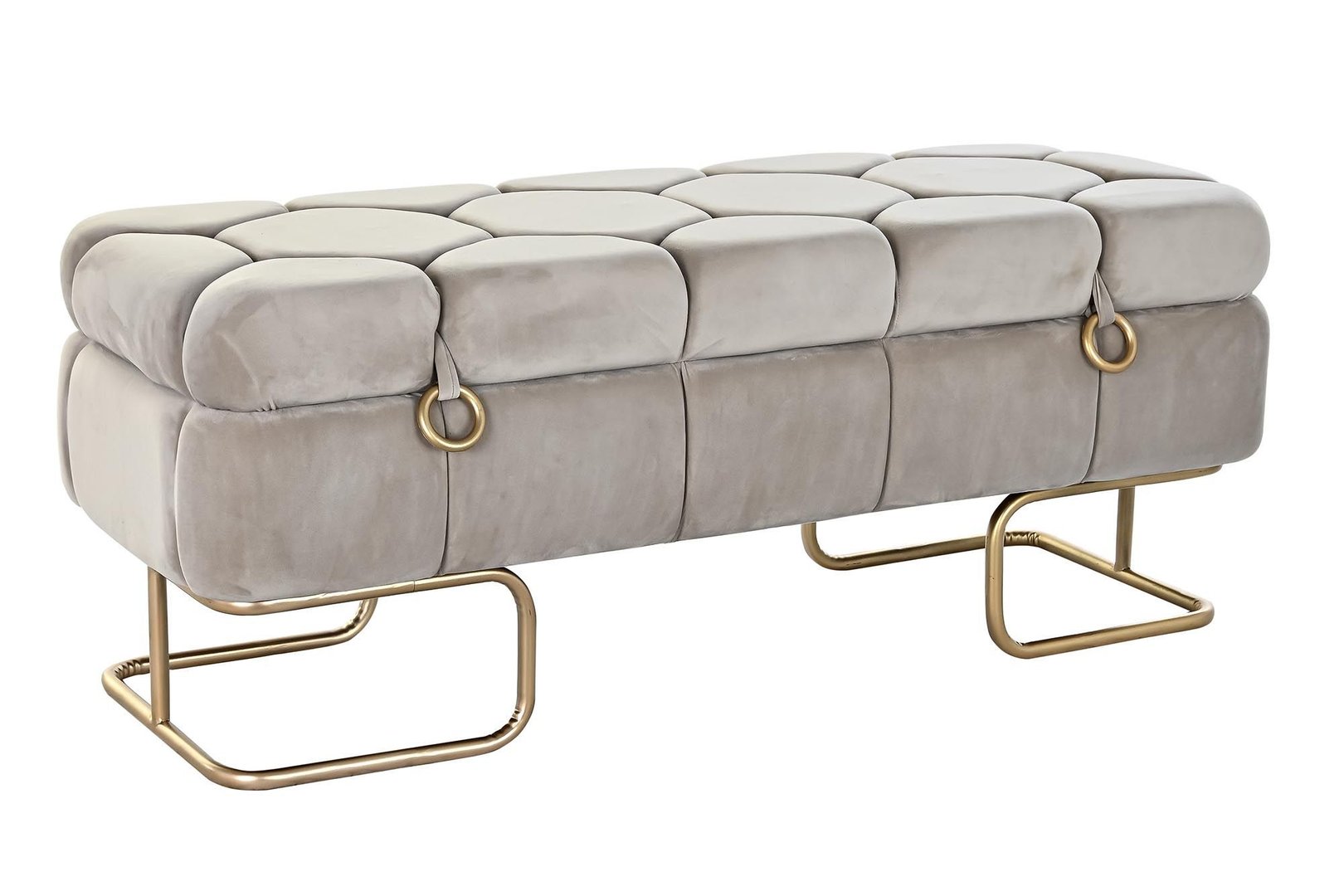 Panca piediletto vintage beige