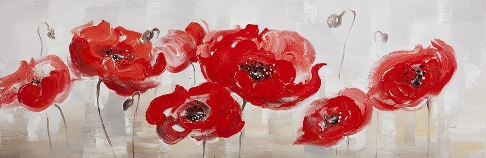 Dipinto su tela papaveri