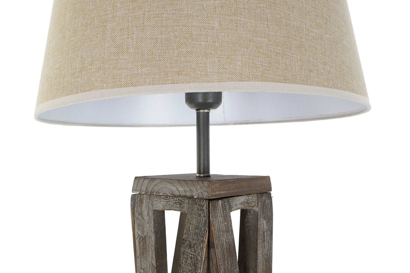 Lampada da suolo legno etnica