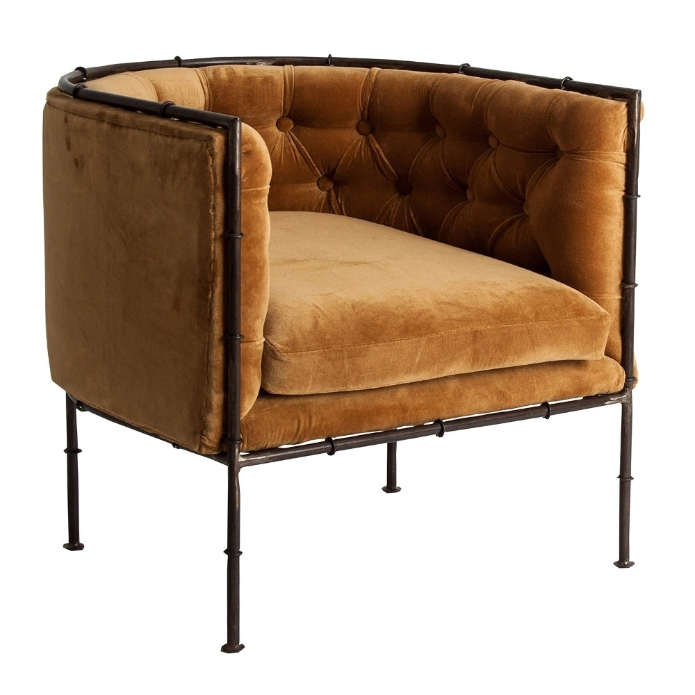 Poltrona industrail ocra