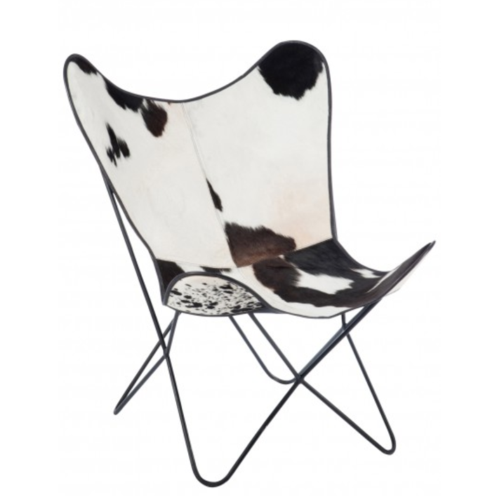 Sedia vintage chic pelle