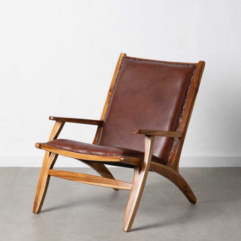 Poltrona vintage naturale