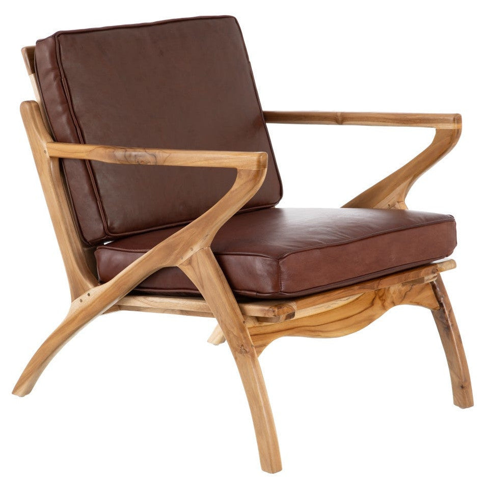 Poltrona vintage in pelle