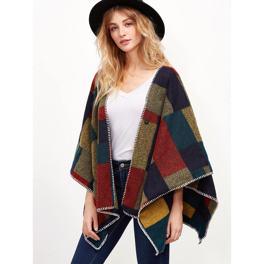 Poncho autunnale vintage