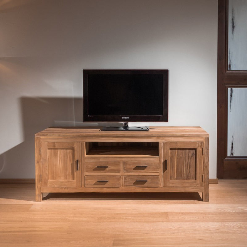 Porta tv legno teak country chic