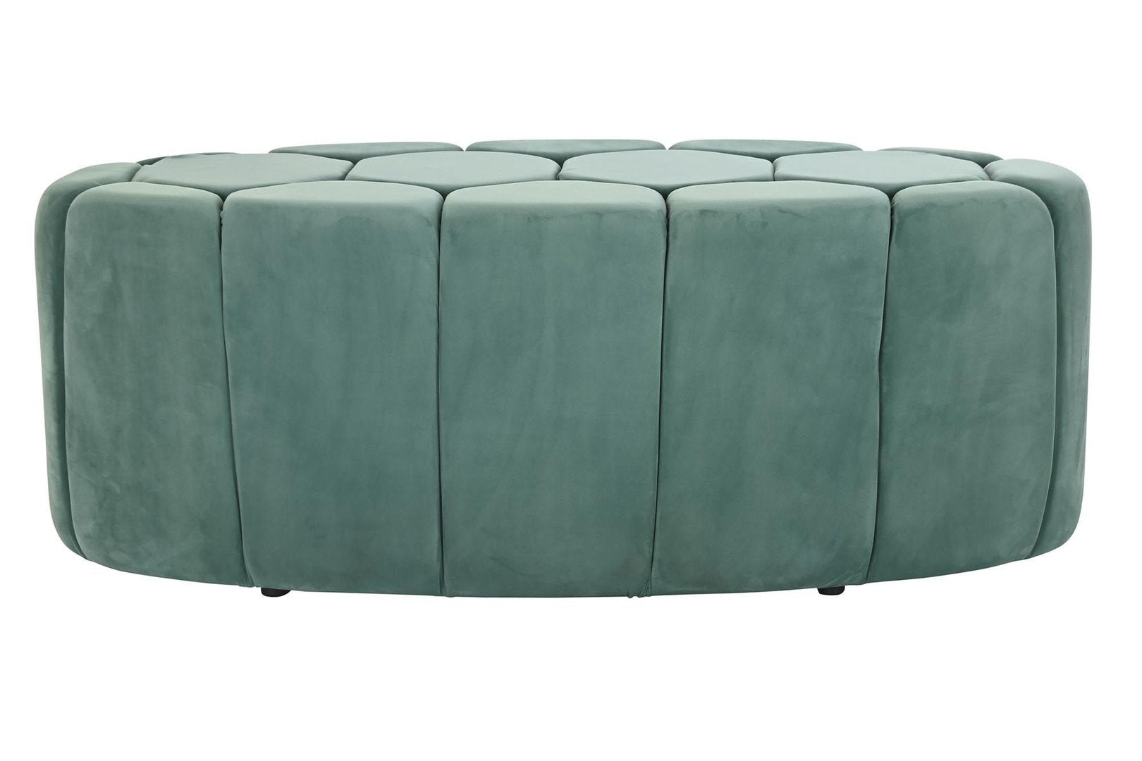 Pouff panca vintage chic verde