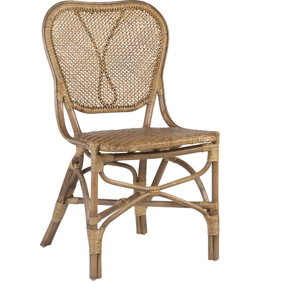 Sedia Bistrò rattan naturale