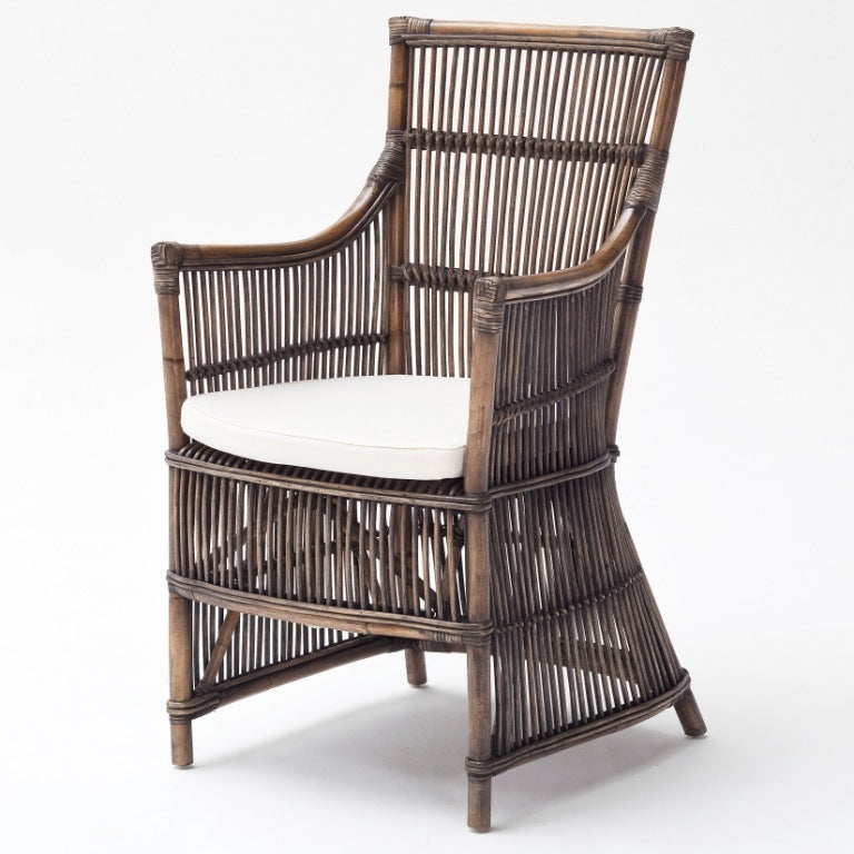 Sedia etnica in fibra naturale