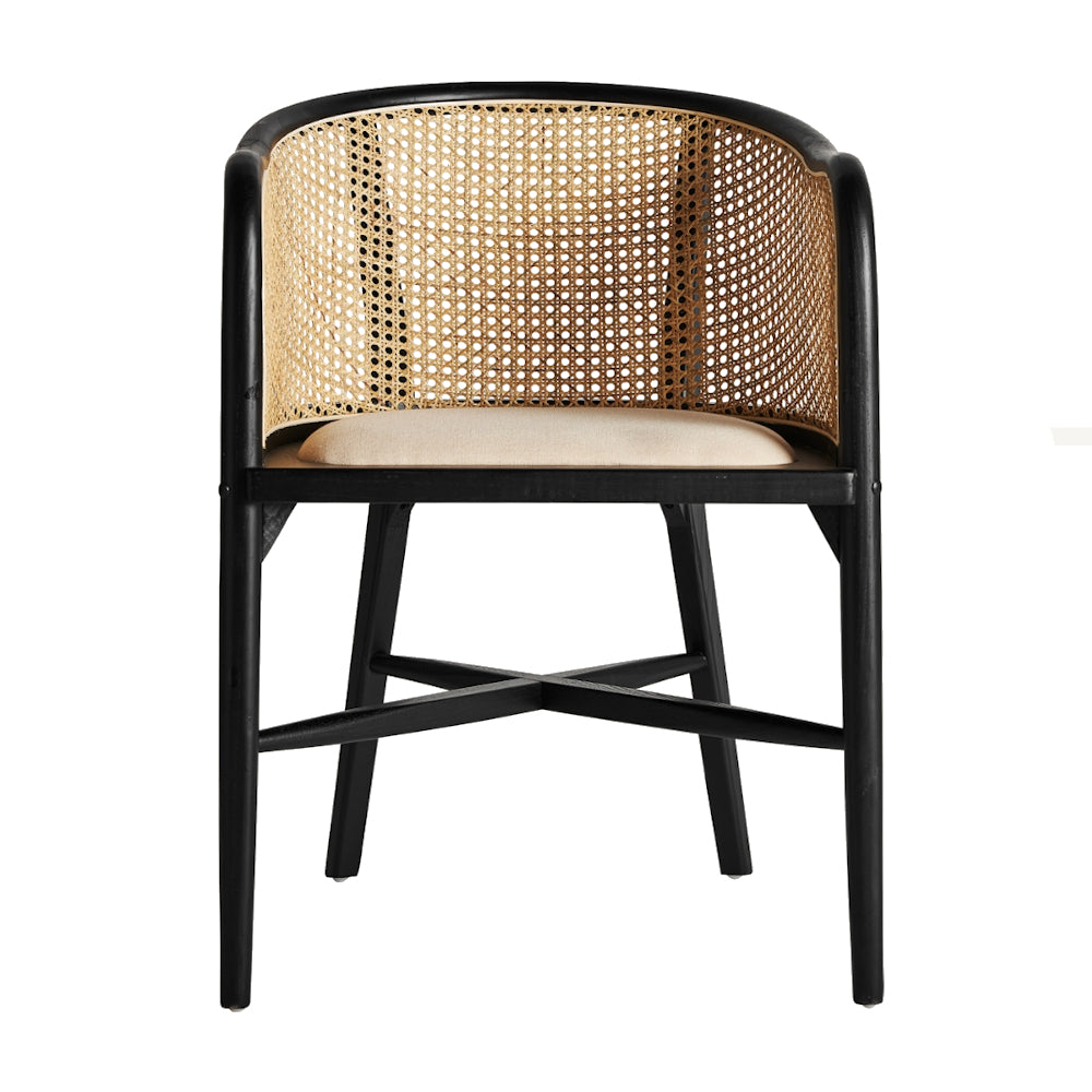 Sedia legno e paglia naturale