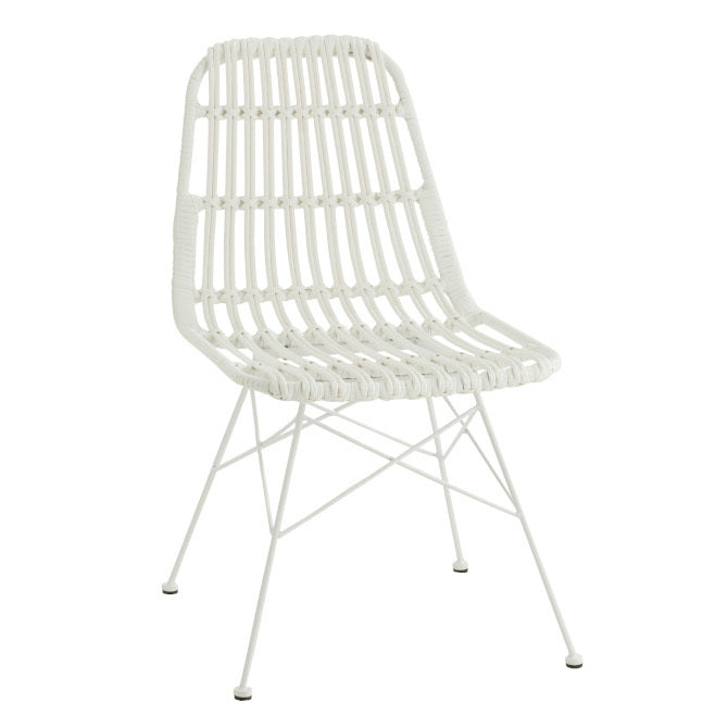 Sedia garden chic bianca
