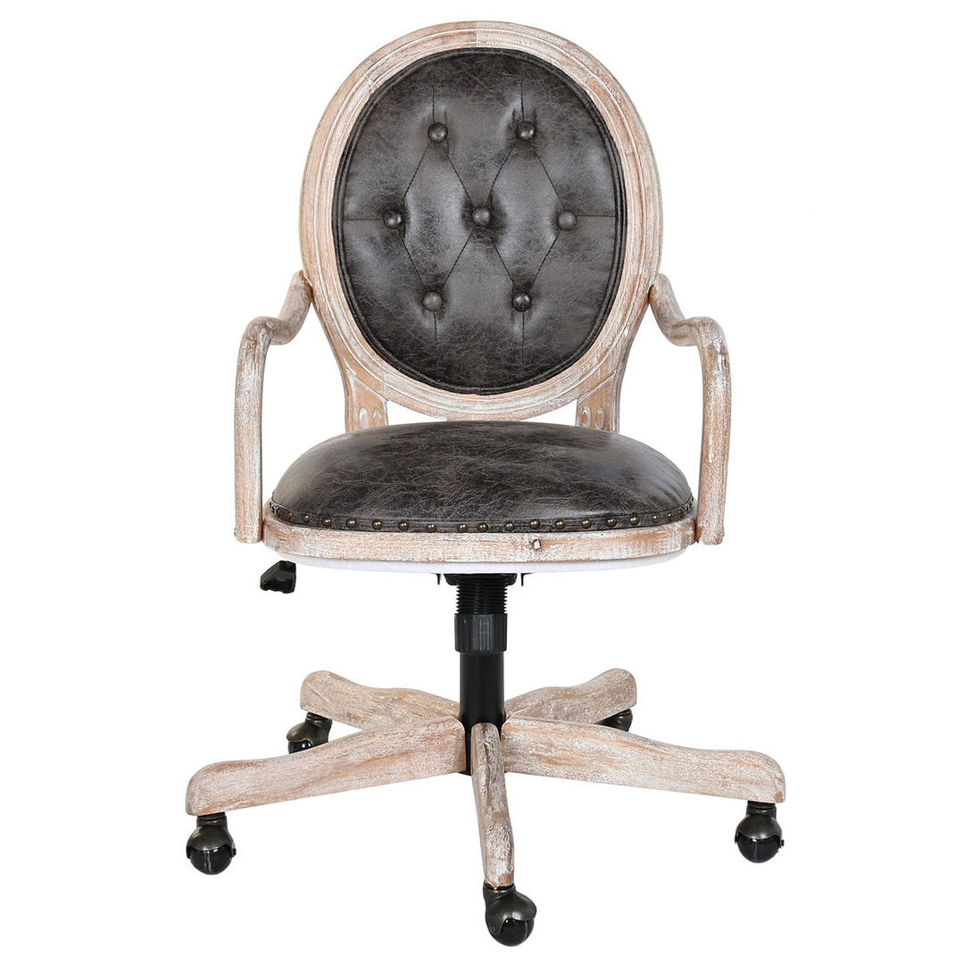 Sedia girevole vintage francese per ufficio