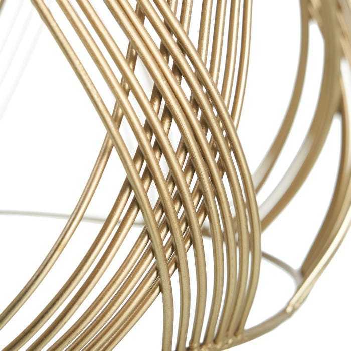 Set 2 tavolini boho chic dorati