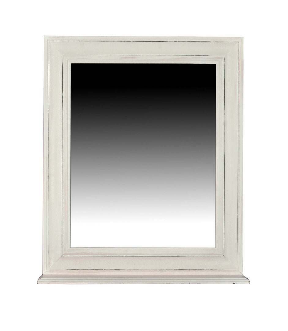 Specchio bianco shabby chic scandinavo