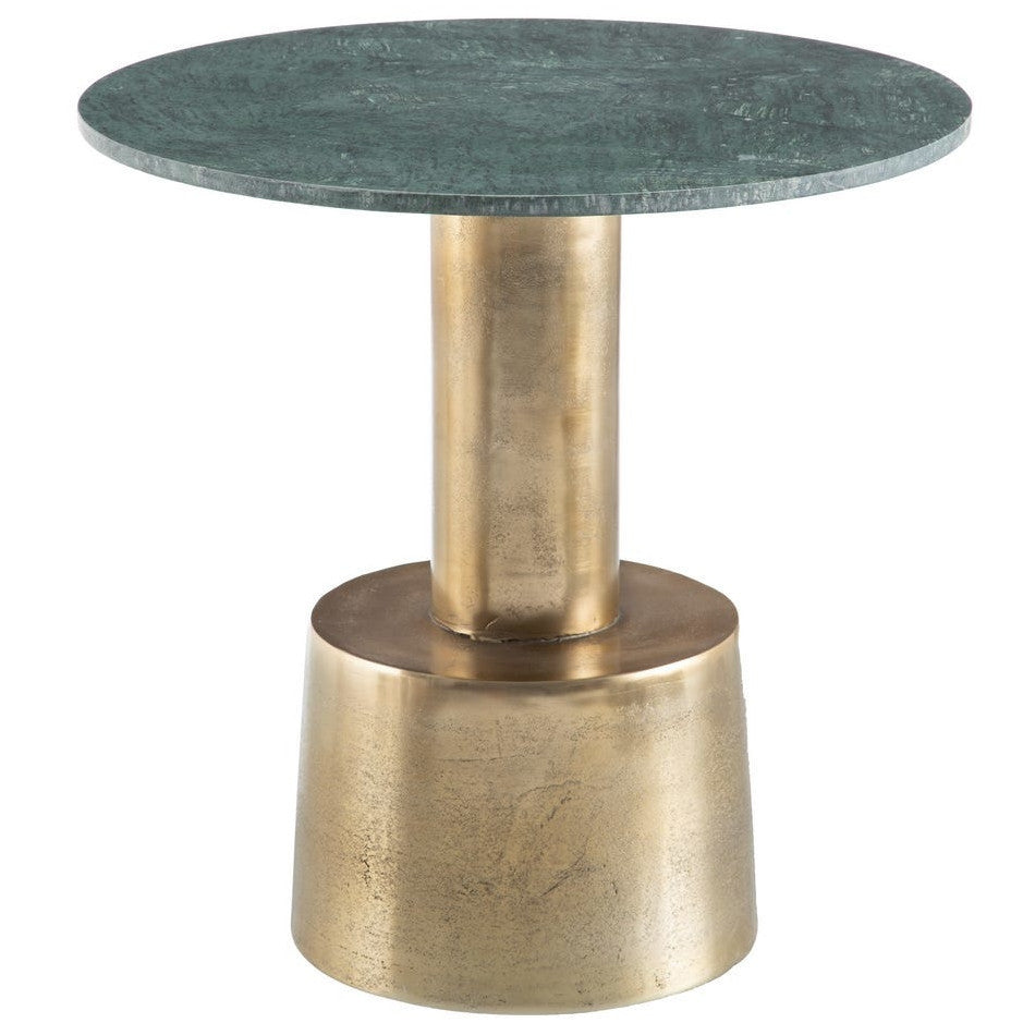 Tavolino alto deco chic dorato