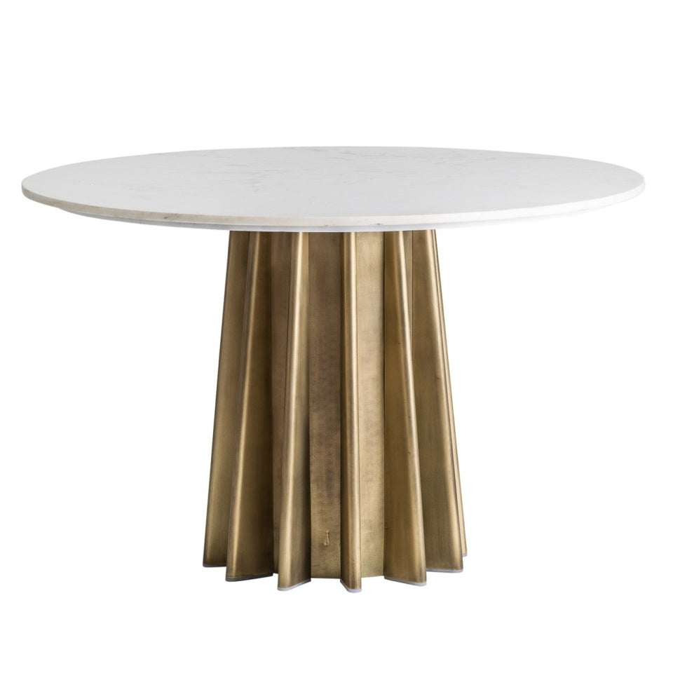 Tavolo da pranzo tondo art decò