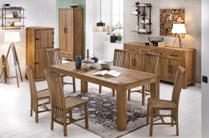 Tavolo fisso etnico teak 2mt