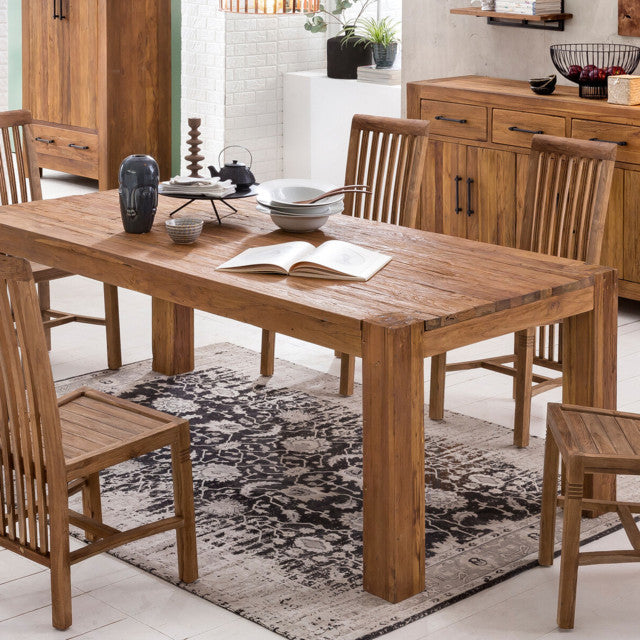 Tavolo fisso etnico teak 2mt