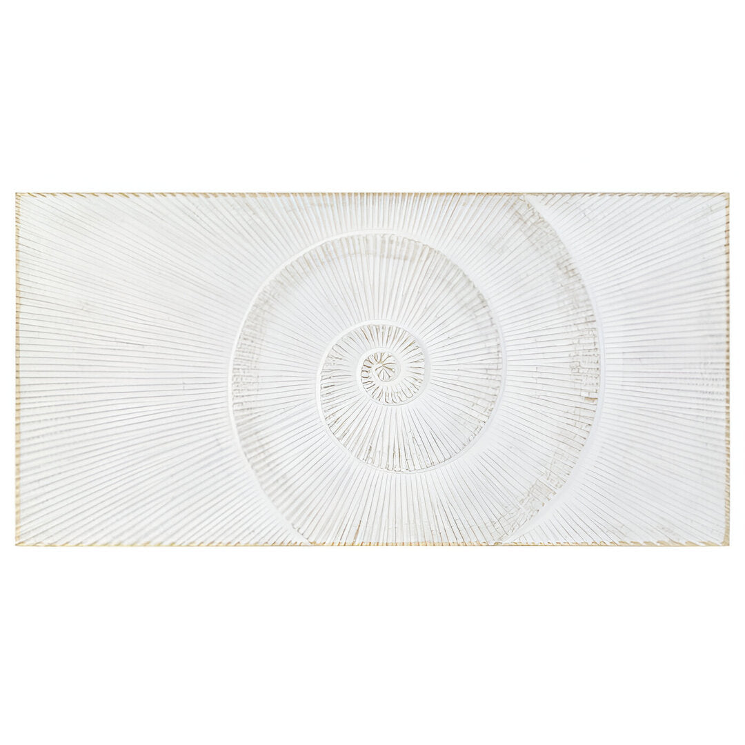 Testata letto living legno bianco