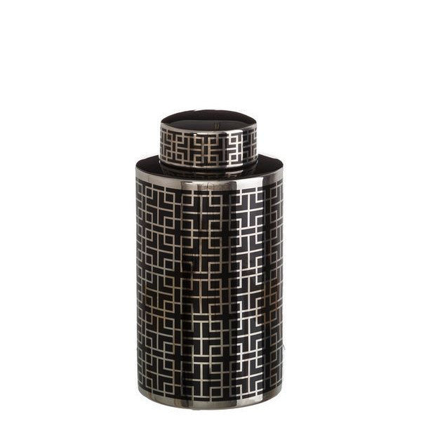 Vaso tibor orientale argentato