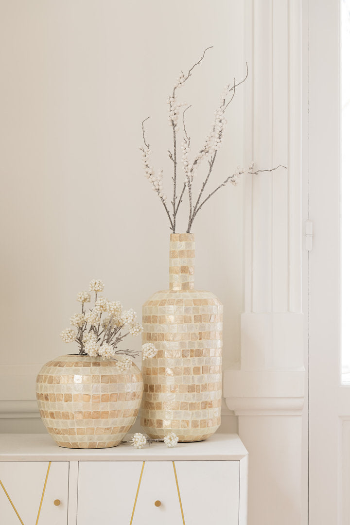 Vaso etnico chic madreperla