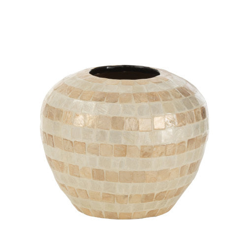 Vaso mosaico bambù madreperla