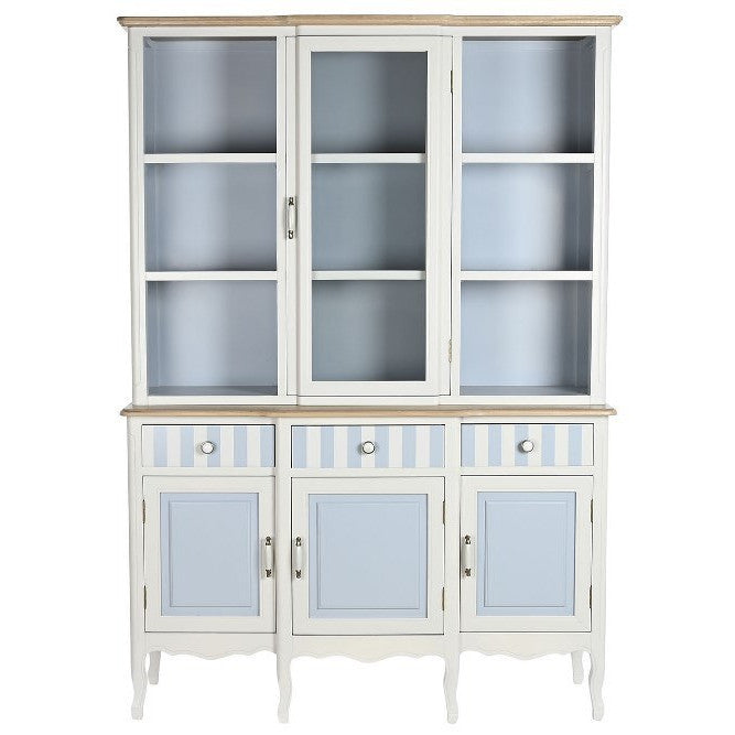 Vetrina provenzale bianco celeste