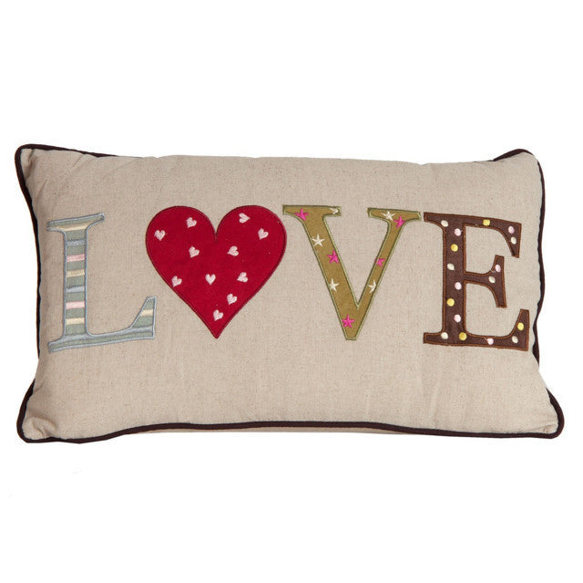 Cuscino rettangolare love