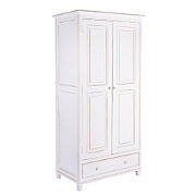Armadio bianco shabby chic