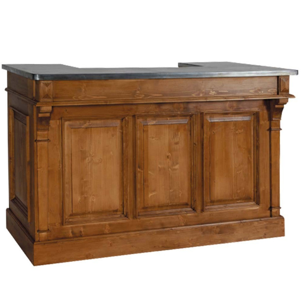 Mobile bancone bar legno massello