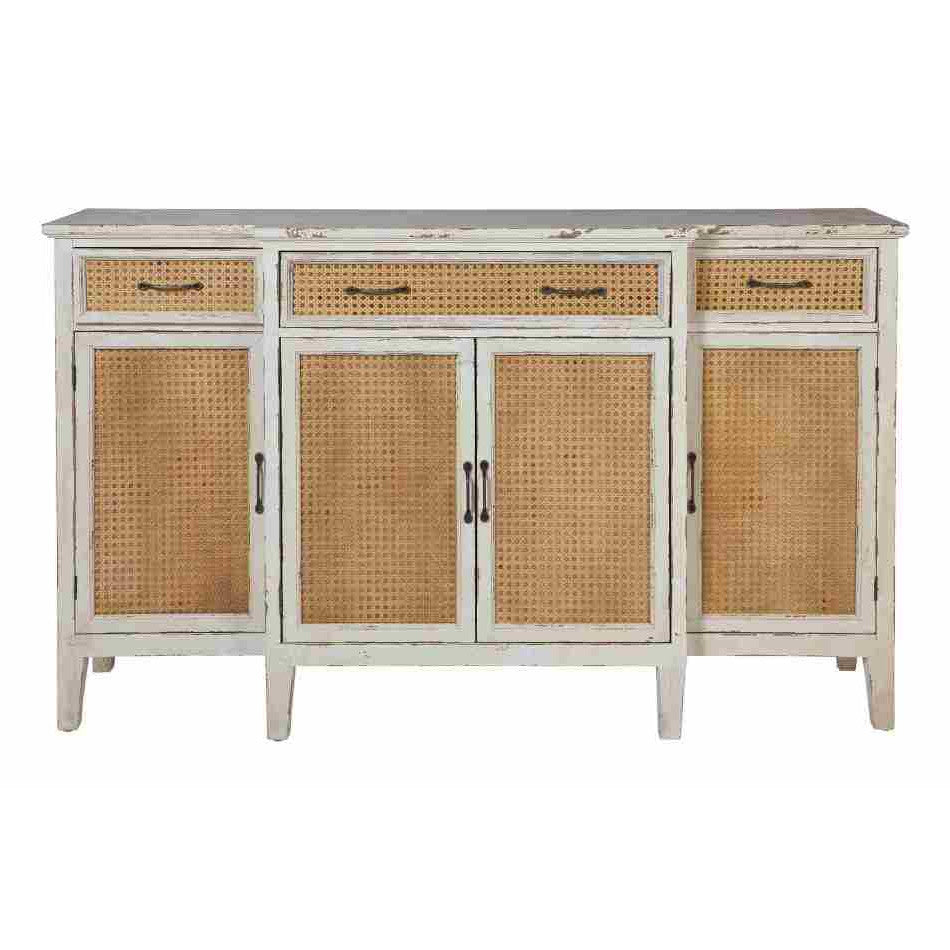 Credenza orientale cinese bianca